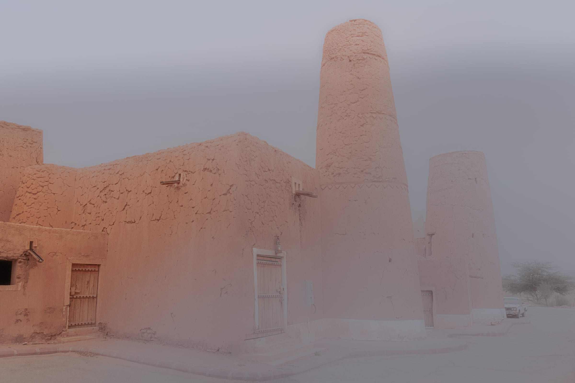 Two minarets